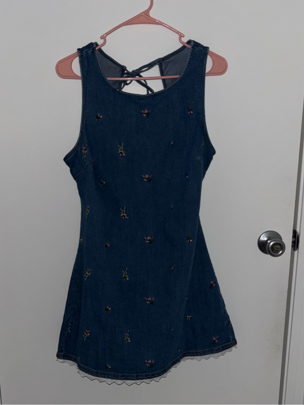 Floral Denim Dress
